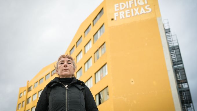 Pavic, outside the Freixas Building, where he has his studio. Photo: Joanna Chichelnitzky