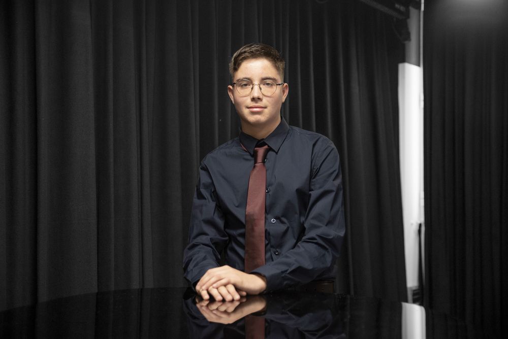 Esteve, just after the interview with Cultura B. Photo: Joanna Chichelnitzky