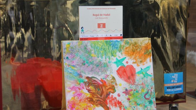 One of the participating works from the 1st Inclusive Art Route. Photo: Barcelona City Council One of the participating works from the 1st Inclusive Art Route. Photo: Barcelona City Council
