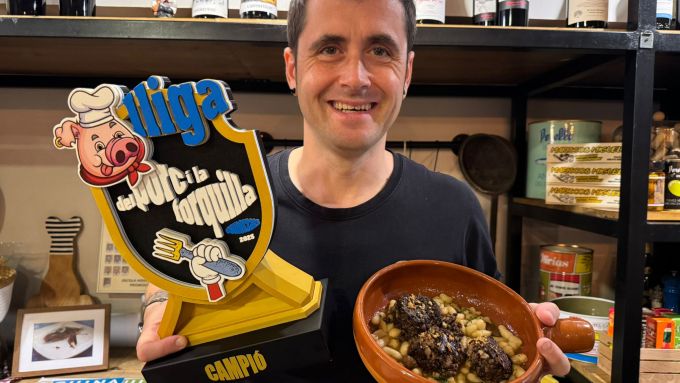 Juli Alcoriza, co-owner of L’Andreuenc, was the winner of the competition. Photo courtesy