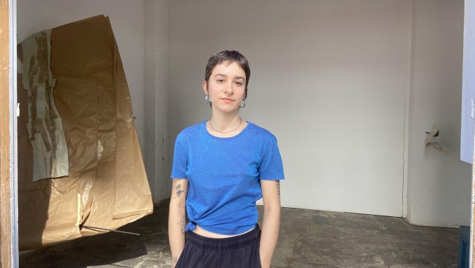 Anna Sevilla is from Badalona and works on sculpture and its limits. Photo: Cultura B