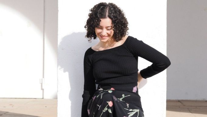 Ariana Mata, artist from La Sagrera is in the process of leaving Spotify and looking for alternatives. Photo courtesy