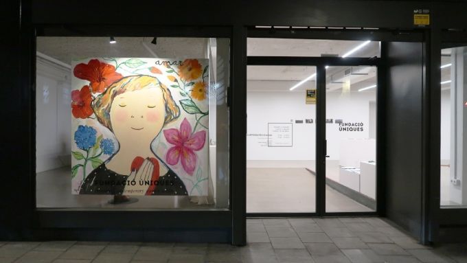 These days, at the Úniques Foundation, the work of the artist Eva Armisén could be seen. Photo: Paula Carrera