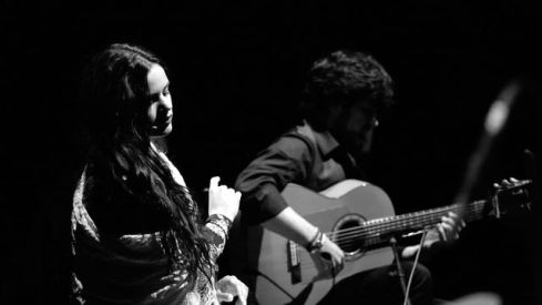 Rosalía i Chicuelo l'any 2014 al festival Ciutat Flamenco, que organitza el Taller de Músics | Foto cedida pel Taller de Músics