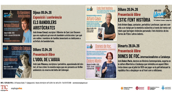 Abril Literari EsplugaViva 2026