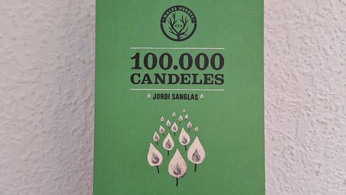 Cubierta del libro 100.000 Candeles’ de Jordi Sanglas. Foto cedida