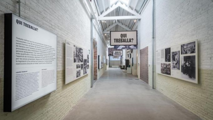 Interior del nou espai museístic // Ajuntament de Barcelona