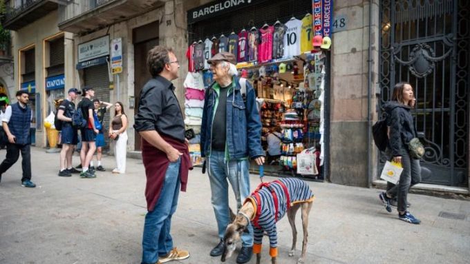 Estrada va viure molts anys al número 48 de la Rambla. Foto: Joanna Chichelnitzky