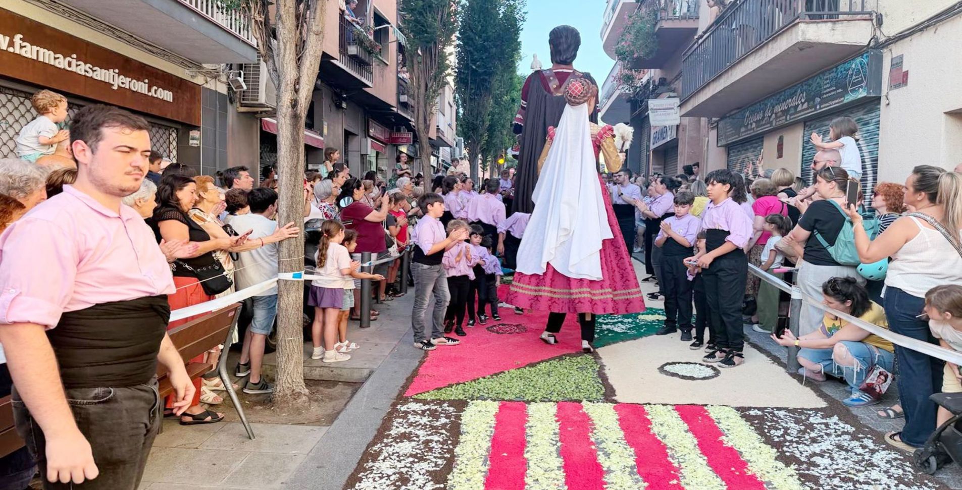 Les catifes florals al carrer Sant Jeroni