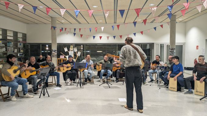 La banda assaja al Centre Cívic Sant Jordi – Ribera Baixa els dimecres de 18 h a 19 h. Foto cedida