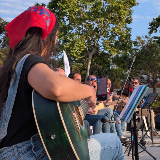 Avui actuen a la plaça de Pau Casals a les 20.30 h. Foto cedida